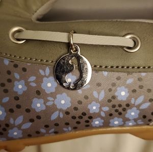 Sporto duck shoes, size 10M dainty floral, like new!